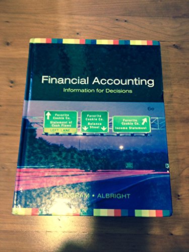 Beispielbild fr FINANCIAL ACCOUNTING: INFOR FOR DECISIONS (Available Titles CengageNOW) zum Verkauf von Wrigley Books