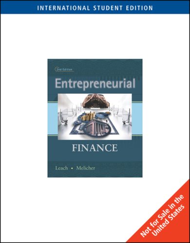 Entrepreneurial Finance - Melicher, Ronald W.