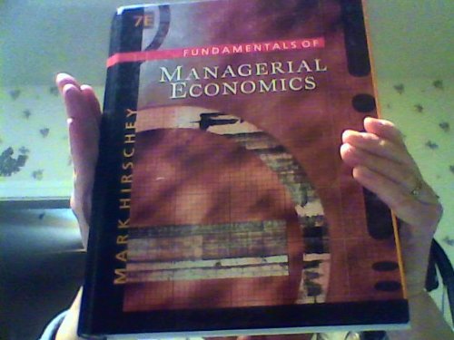 Imagen de archivo de Fundamentals of Managerial Economics a la venta por Better World Books