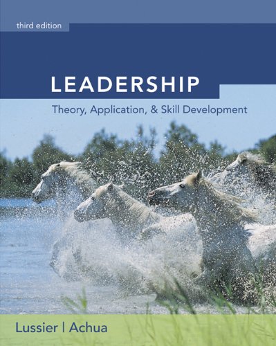 Imagen de archivo de Leadership (with InfoTrac) a la venta por Better World Books: West