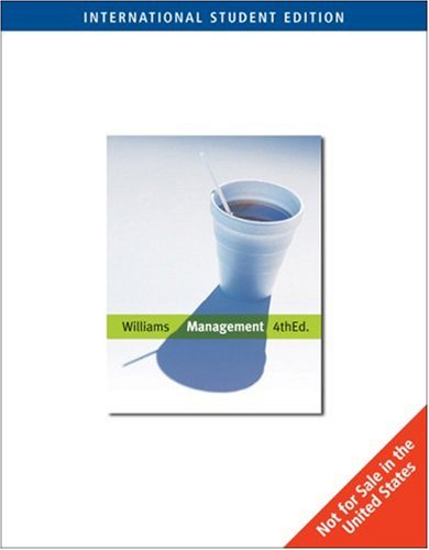 Management Infotrac (9780324317053) by Chuck Williams