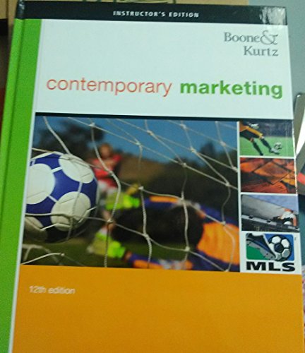 Contemporary Marketing (9780324317138) by David L. Kurtz; Louis E. Boone