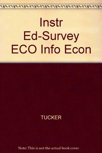 Beispielbild fr Instr Ed-Survey Eco Info Econ zum Verkauf von Better World Books