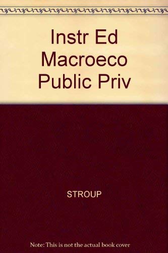 Stock image for Macroeconomics- Private & Public Choice- Instructor's Edition, 11th for sale by a2zbooks