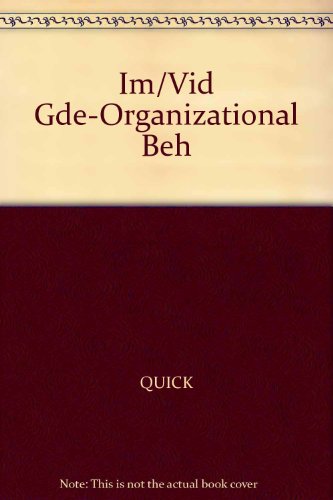 Im/Vid Gde-Organizational Beh (9780324318272) by [???]