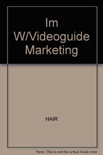 Im W/Videoguide Marketing (9780324318524) by HAIR