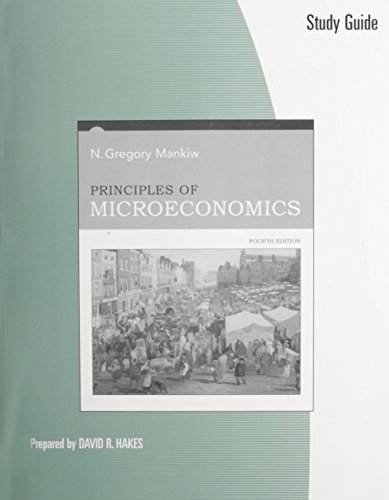 Imagen de archivo de Study Guide for Mankiw's Principles of Microeconomics a la venta por ThriftBooks-Dallas