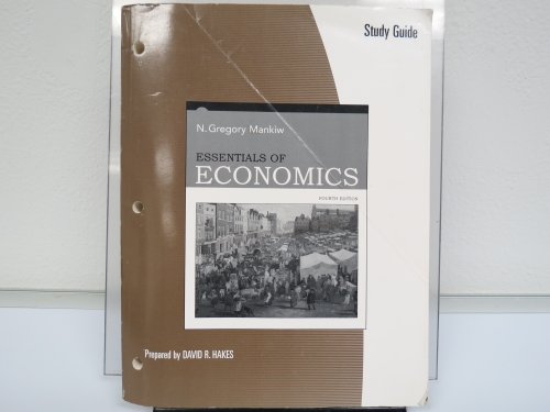 Imagen de archivo de Study Guide for Mankiw S Essentials of Economics, 4th a la venta por ThriftBooks-Dallas