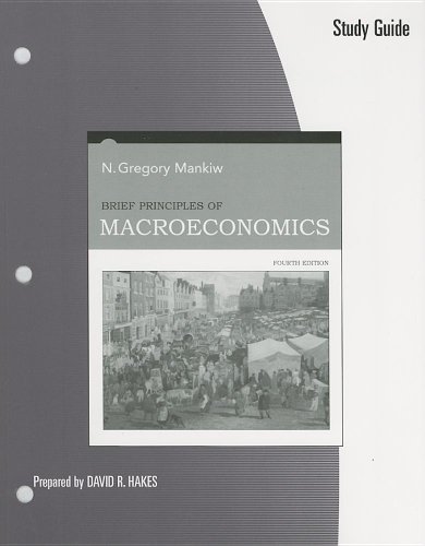 Stock image for Brief Principles of Macroeconomics- Study Guide for sale by Irish Booksellers
