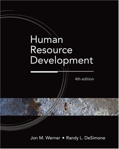 9780324319781: Human Resource Development