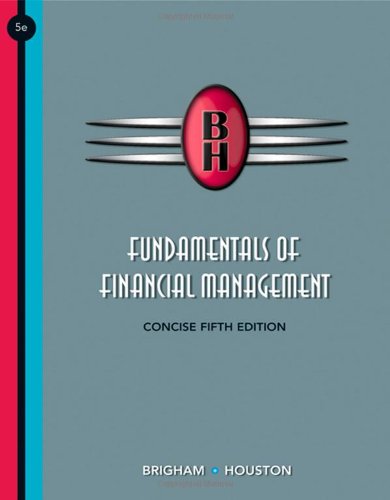 Beispielbild fr Fundamentals of Financial Management, Concise Edition (with Thomson ONE - Business School Edition) (Available Titles CengageNOW) zum Verkauf von SecondSale