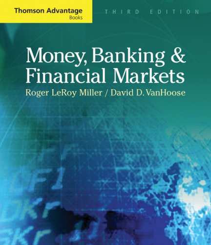 Beispielbild fr Advantage Books: Money, Banking and Financial Markets zum Verkauf von ThriftBooks-Dallas