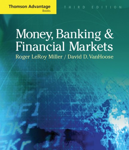 Imagen de archivo de Advantage Books: Money, Banking and Financial Markets a la venta por ThriftBooks-Dallas