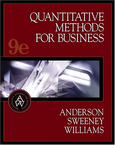 Imagen de archivo de Quantitative Methods for Business with EasyQuant Tutor for Excel a la venta por Better World Books