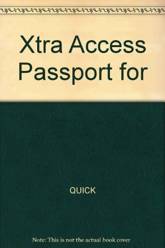 Xtra Access Passport for (9780324321944) by Quick