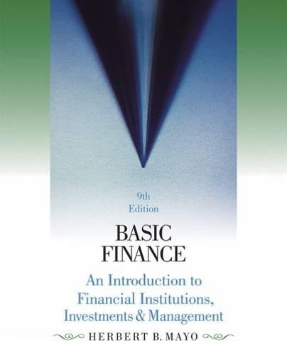 Stock image for Basic Finance: An Introduction to Financial Institutions, Investments and Management for sale by HPB-Red