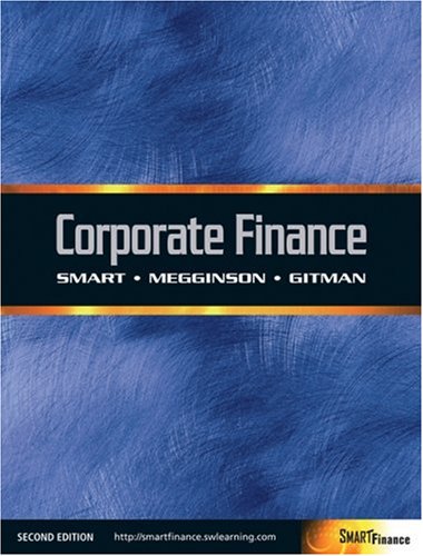 Stock image for Corporate Finance (with Thomson ONE - Business School Edition 6-Month Printed Access Card) (Available Titles CengageNOW) for sale by HPB-Red