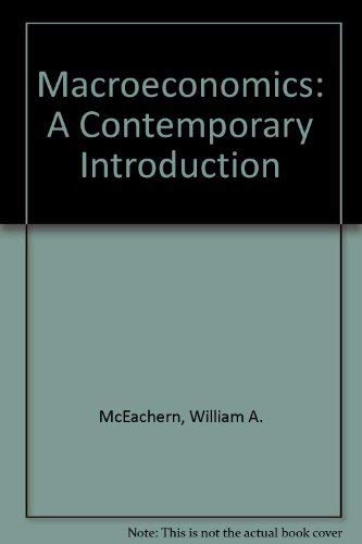 9780324322521: Macroeconomics: A Contemporary Introduction