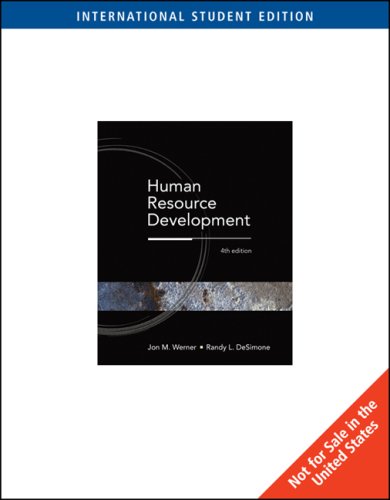 Stock image for Human Resource Development for sale by Majestic Books