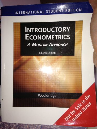 Imagen de archivo de Introductory Econometrics: A Modern Approach a la venta por WorldofBooks