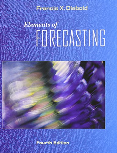 Stock image for Elements of Forecasting (with InfoTrac 1-Semester, Economic Applications Online Product, Data Sets Printed Access Card) for sale by Shopbookaholic Inc