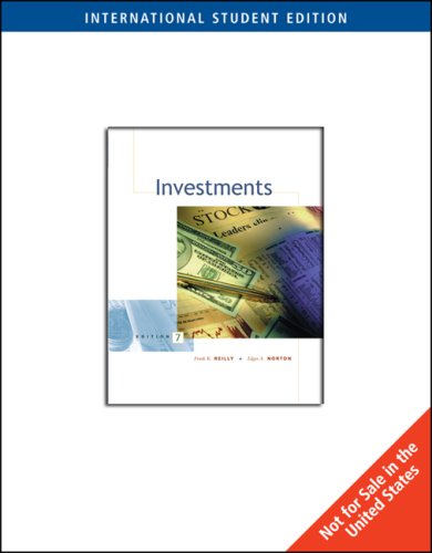 Imagen de archivo de Investments a la venta por Majestic Books