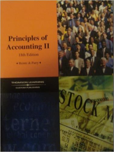 Stock image for Principles of Accounting II 18th Edition 2004 for sale by Hippo Books