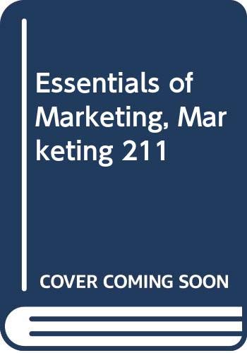 Stock image for Essentials of Marketing, Marketing 211 for sale by HPB-Red