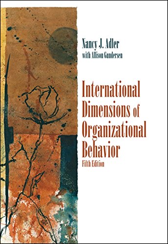 9780324360745: International Dimensions of Organizational Behavior
