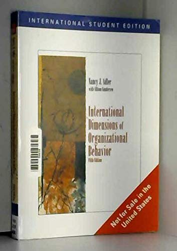 9780324360752: International Dimensions Of Organizational Behavior 5Th Ed.