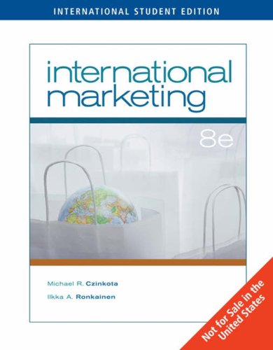 Beispielbild fr International Marketing zum Verkauf von Anybook.com