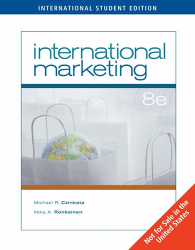 Stock image for International Marketing for sale by Anybook.com