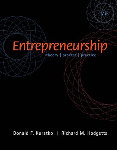 Beispielbild fr Entrepreneurship zum Verkauf von WorldofBooks