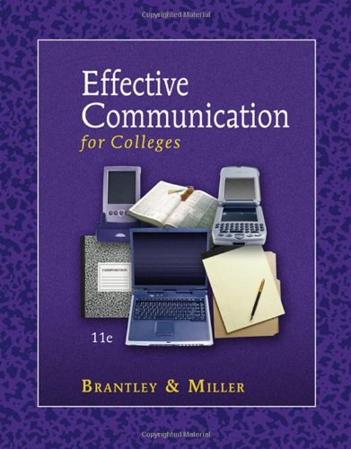 Imagen de archivo de Effective Communication for Colleges a la venta por Once Upon A Time Books