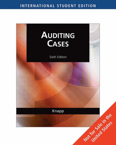 9780324375053: Auditing Cases: Real Issues and Cases