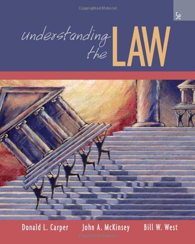 Imagen de archivo de Understanding the Law a la venta por GF Books, Inc.