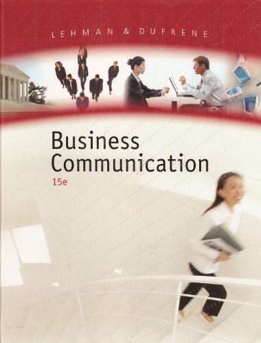 Stock image for Business Communication for sale by Better World Books