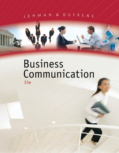 Beispielbild fr Business Communication zum Verkauf von PAPER CAVALIER US
