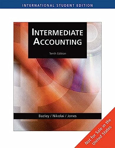 Beispielbild fr Aise-Intermediate Accounting, 10/E zum Verkauf von Kanic Books