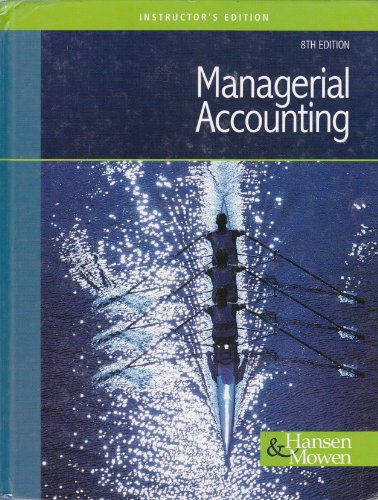 Stock image for Managerial Accounting for sale by ThriftBooks-Atlanta