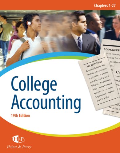 9780324376166: College Accounting: Chapters 1-27