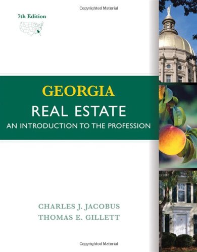 Imagen de archivo de Georgia Real Estate: An Introduction to the Profession a la venta por SecondSale
