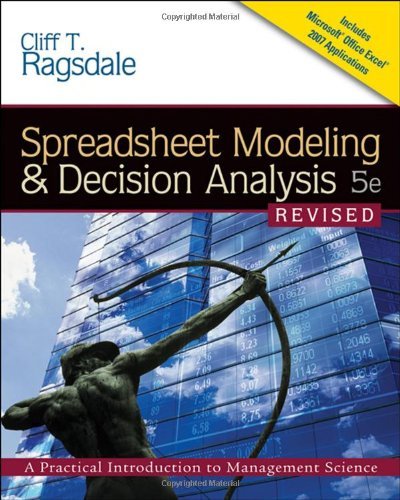 Beispielbild fr Spreadsheet Modeling & Decision Analysis A Practical Introduction To Management Science Instructor's zum Verkauf von Better World Books