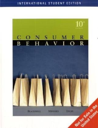 Beispielbild fr Consumer Behaviour zum Verkauf von Brit Books
