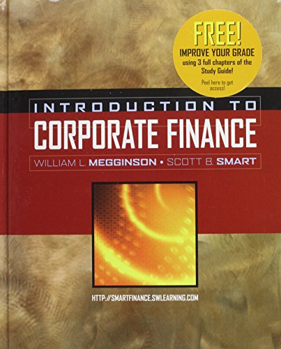 Imagen de archivo de Introduction To Corporate Finance a la venta por Universal Store