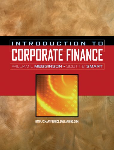 Imagen de archivo de Introduction to Corporate Finance a la venta por Better World Books