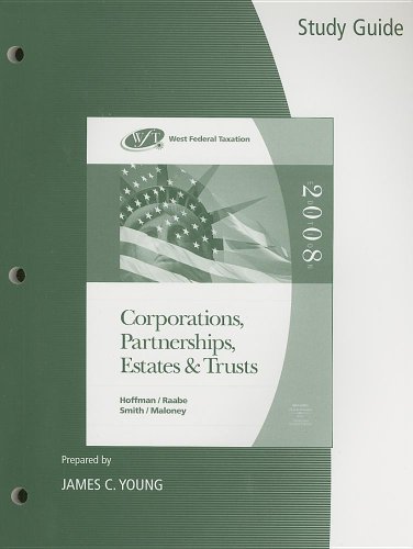 9780324380453: West Federal Taxation 2008: Corporations, Partnerships, Estates, & Trusts