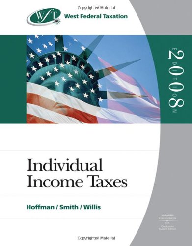 Imagen de archivo de West Federal Taxation 2008: Individual Income Taxes (with RIA Checkpoint and Turbo Tax Premier CD-ROM) a la venta por HPB-Red