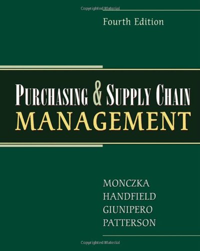 9780324381344: Purchasing and Supply Chain Management