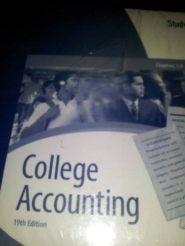 9780324382488: College Accounting, Chapters 1-9